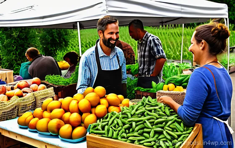 아그로포레스트리와 농업 경제학 - "A close-up, dynamic image showcasing the natural resilience and cost-saving aspects of a well-manag...
